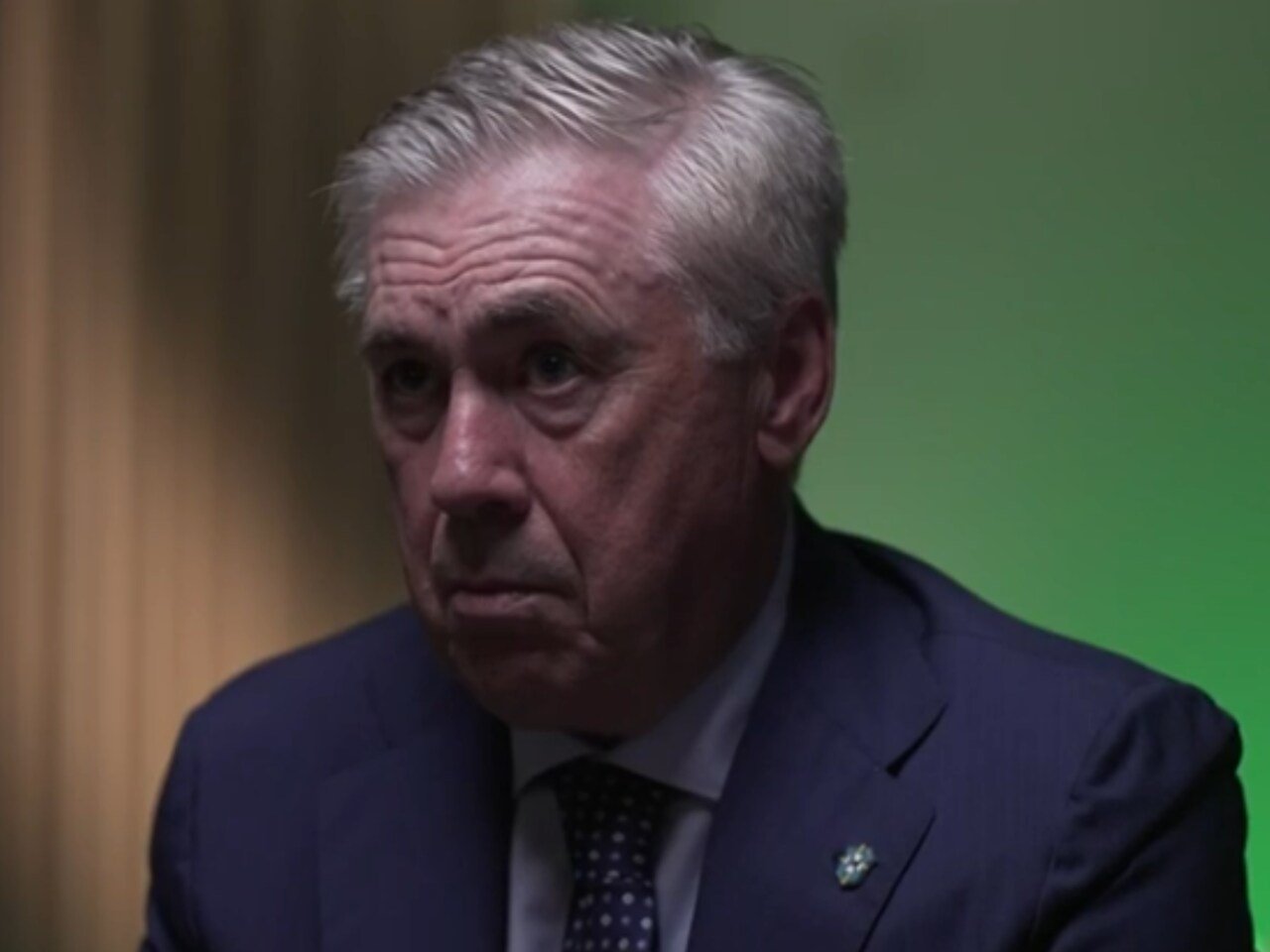 Carlo Ancelotti em entrevista no Brasil (Foto: Reprodução) (foto: Carlo Ancelotti em entrevista no Brasil (Foto: Reprodução))