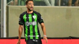 Julio, zagueiro do América, em atuação pela Série B - Crédito: 