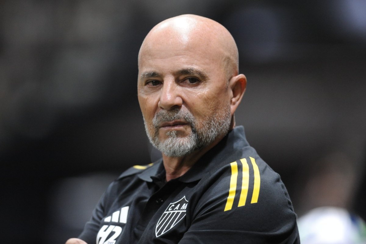 Sampaoli, técnico do Atlético (foto: Alexandre Guzanshe/EM/D.A. Press)