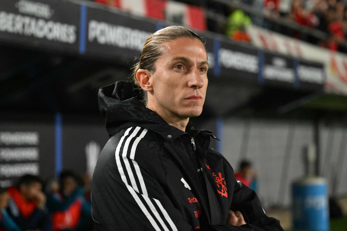 Filipe Luís, técnico do Flamengo (foto: Luis ROBAYO/AFP)