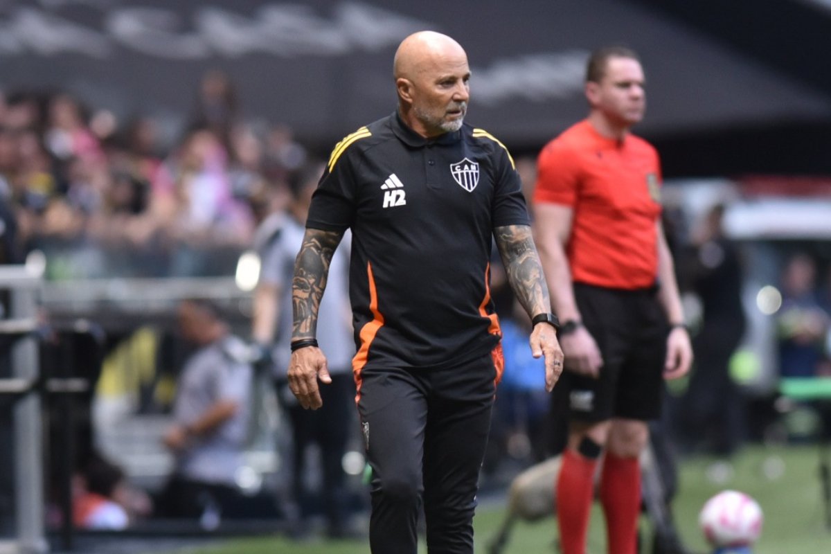 Jorge Sampaoli, técnico do Atlético (foto: Ramon Lisboa/EM/D.A. Press)