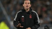Filipe Luís, técnico do Flamengo (foto: JUAN MABROMATA/AFP)