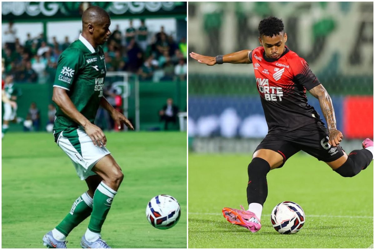 Goiás e Athletico Paranaense (foto: Divulgação/Goiás e José Tramontin/Athletico-PR)
