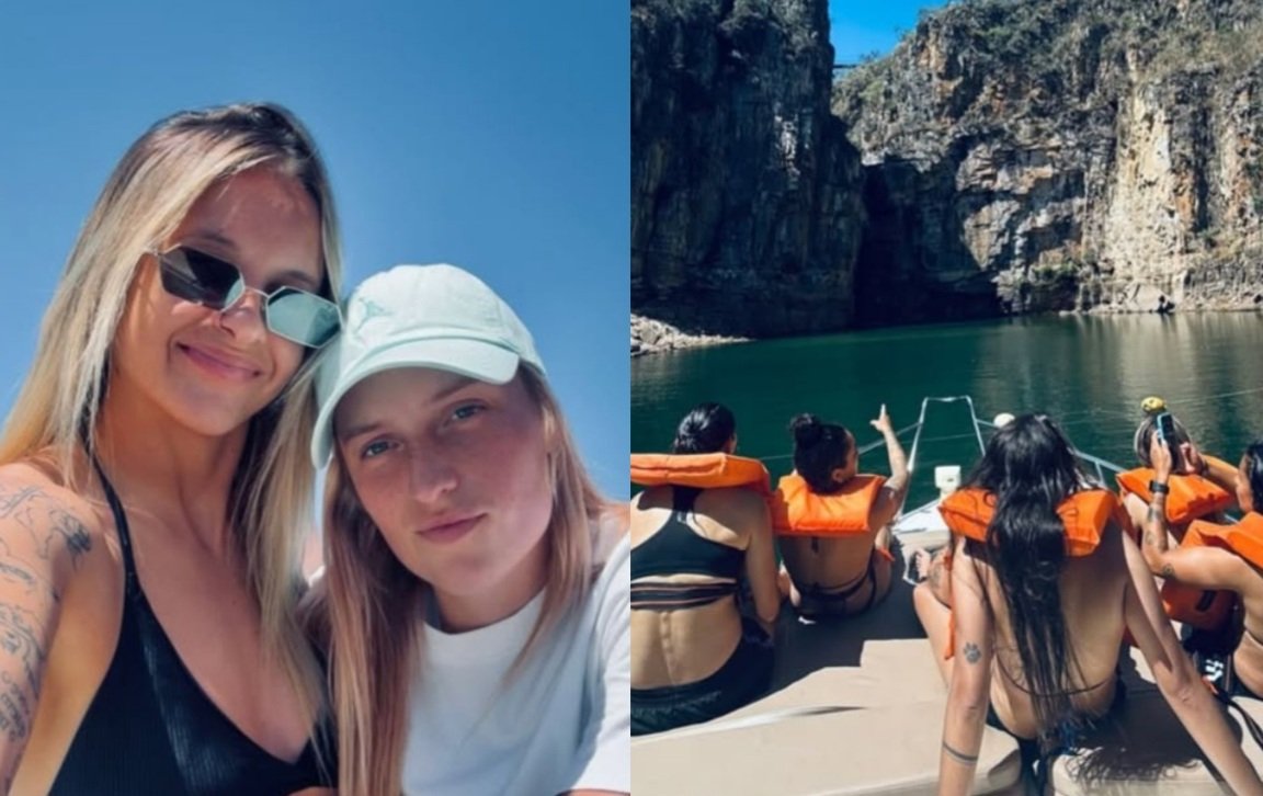 Atletas do Cruzeiro em Capitólio (foto: Reprodução)