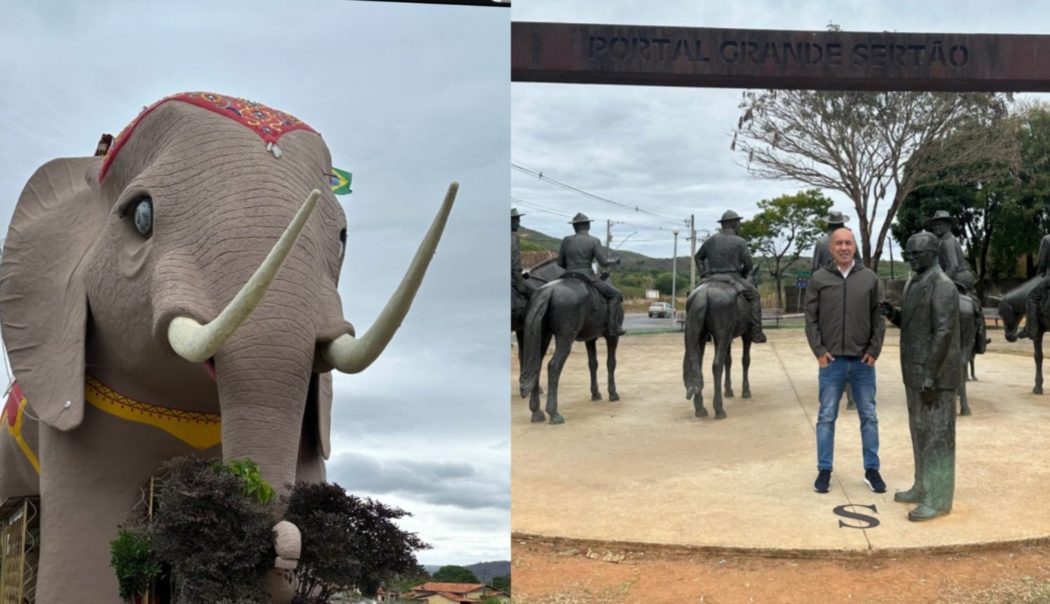 Leonardo Jardim, técnico do Cruzeiro, em Cordisburgo (foto: Reprodução)