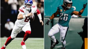 Atletas do Giants e Eagles - Crédito: 