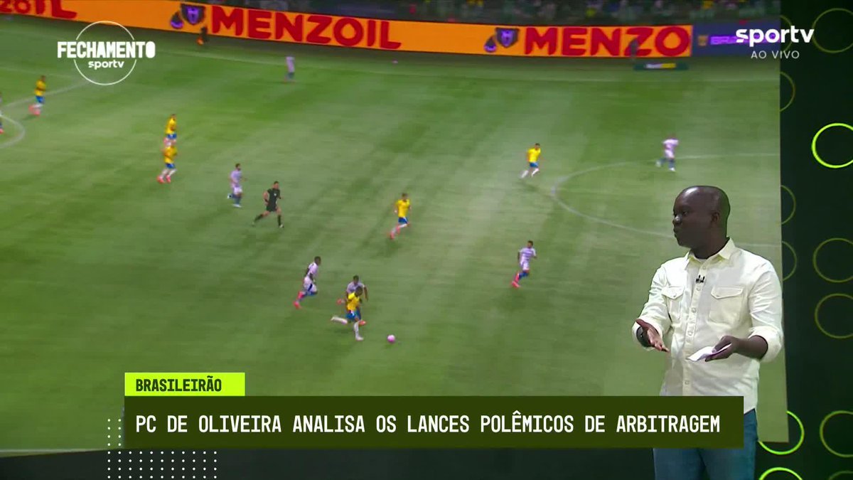 PC de Oliveira analisa lances do empate entre Palmeiras e Cruzeiro (foto: Reprodução)