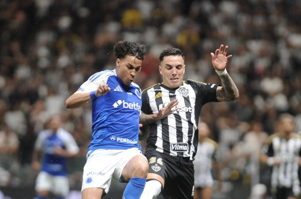 Lance de Kaio Jorge em Atlético x Cruzeiro (foto: Alexandre Guzanshe/EM/DA Press)