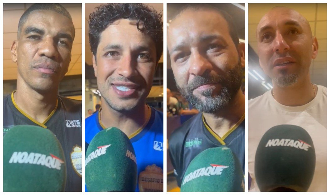 Ex-jogadores de Atlético e Cruzeiro (foto: Ailton do Vale/EM/D.A Press)
