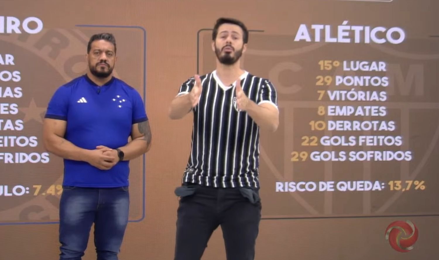 Fael Lima, representante do Atlético no Alterosa Esporte (foto: Reprodução/YouTube/Alterosa Esporte)
