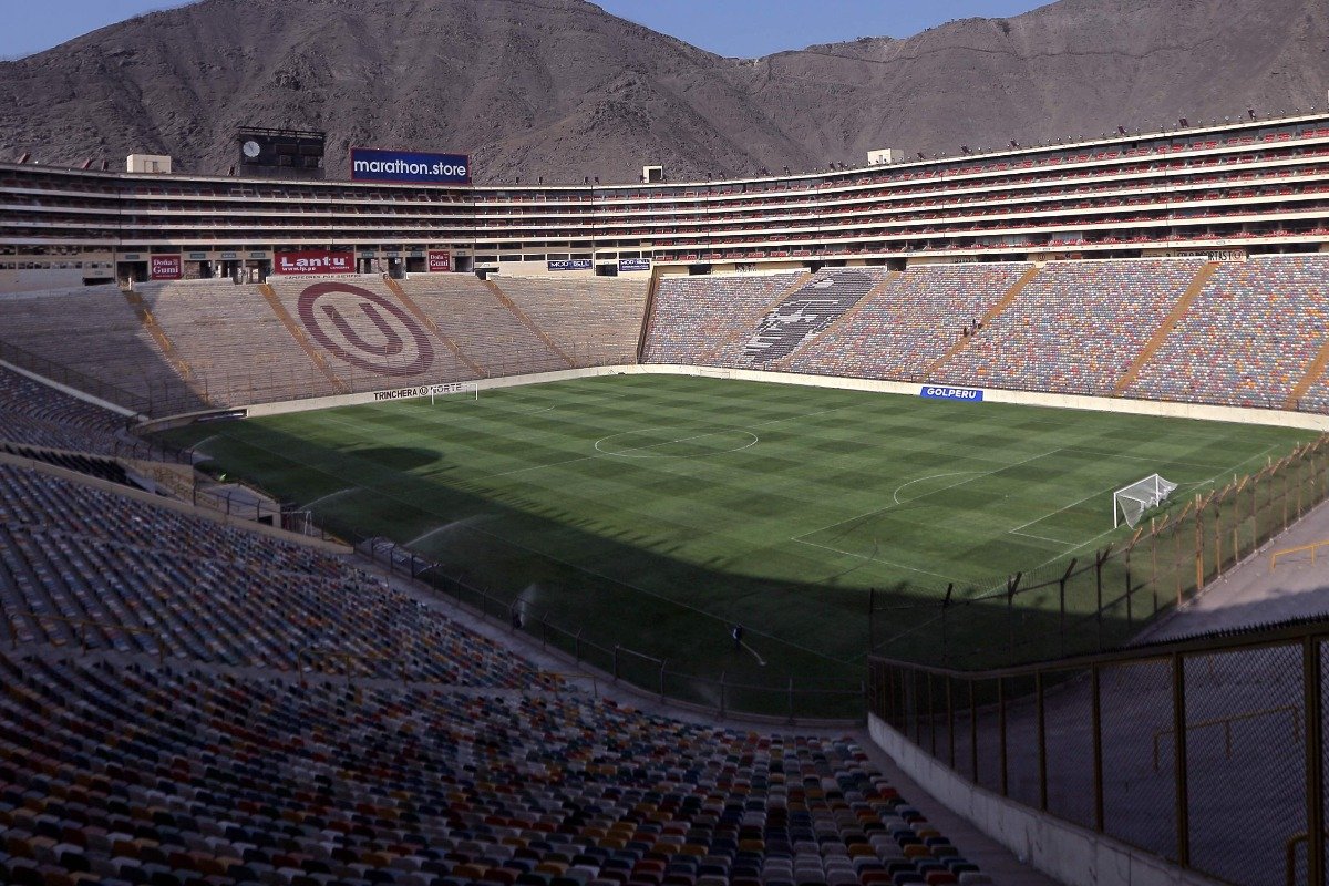 Estádio Monumental, em Lima, no Peru - (foto: LUKA GONZALES/AFP)