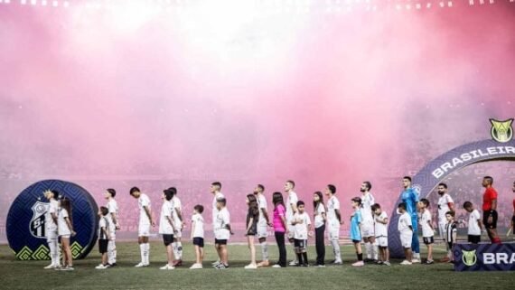 Santos somou apenas 28 pontos em 26 partidas pelo Brasileirão (foto: Foto: Raul Baretta/Santos FC)