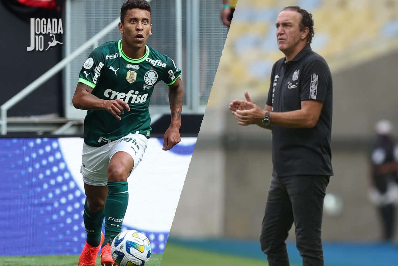  (foto: Cesar Greco/Palmeiras e Ivan Storti/Santos)
