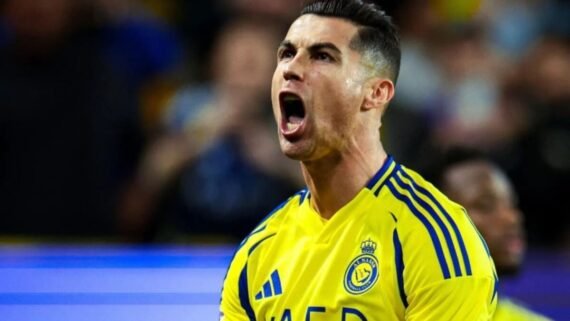 Cristiano Ronaldo comemora gol pelo Al-Nassr (foto: Divulgação/Al-Nassr)