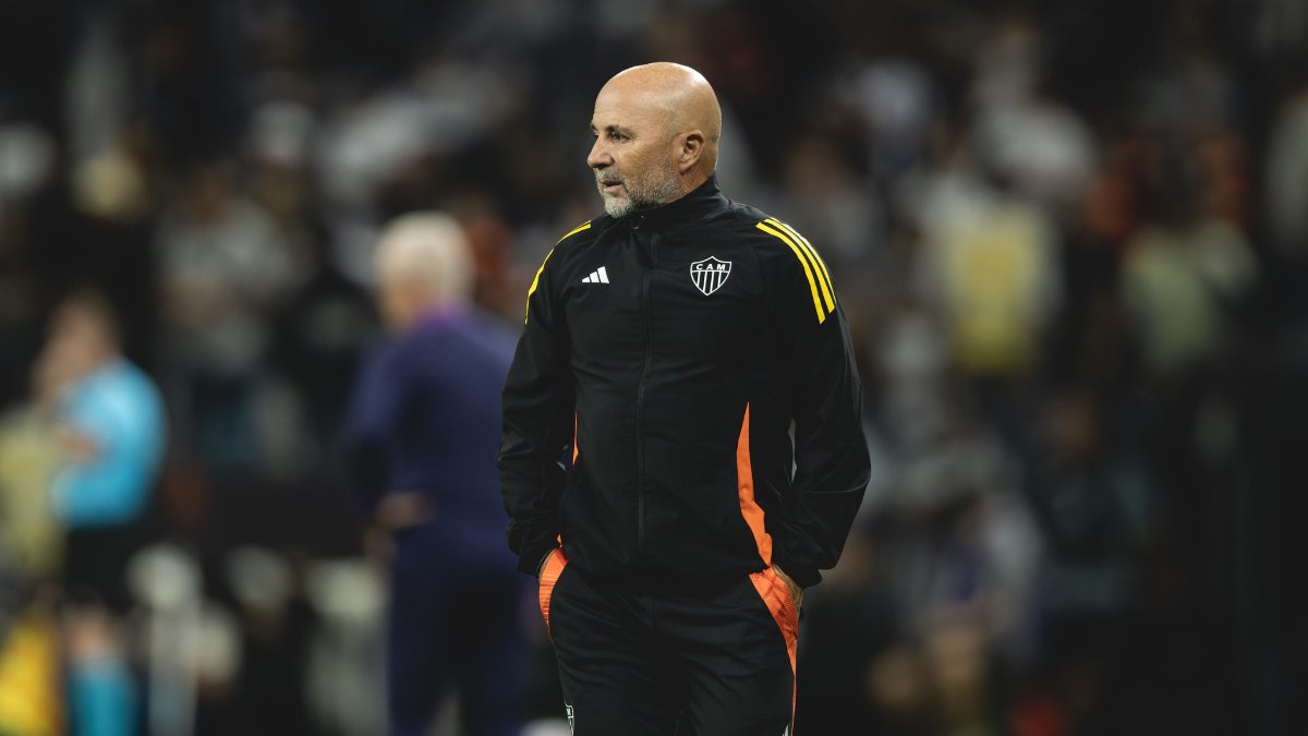 Jorge Sampaoli, técnico do Atlético (foto: Pedro Souza/Atlético)