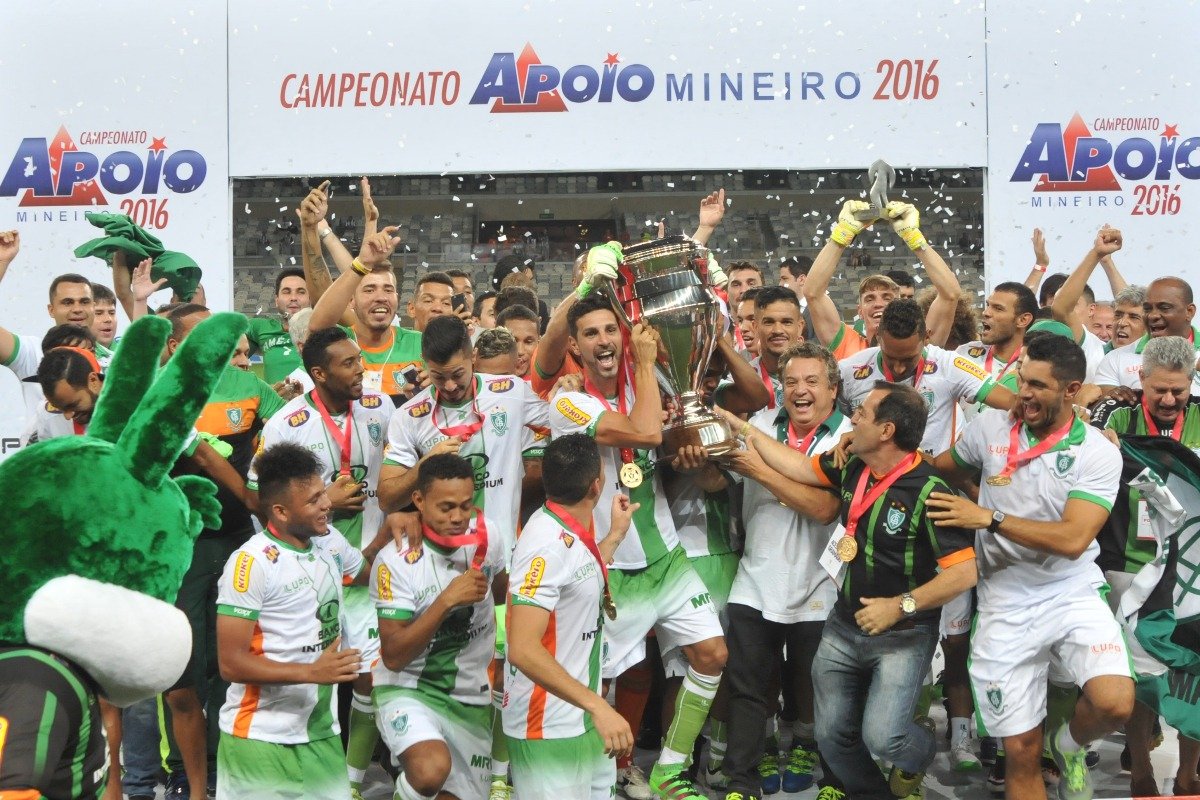 Leandro Guerreiro foi campeão mineiro com o América em 2016 (foto: Ramon Lisboa/EM/D.A Press)
