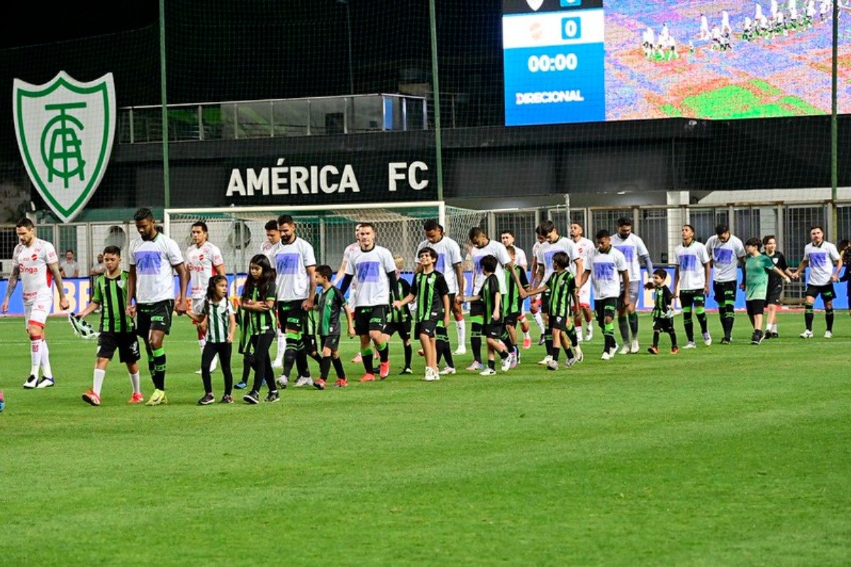 América em jogo no Independência (foto: Mourão Panda/América)
