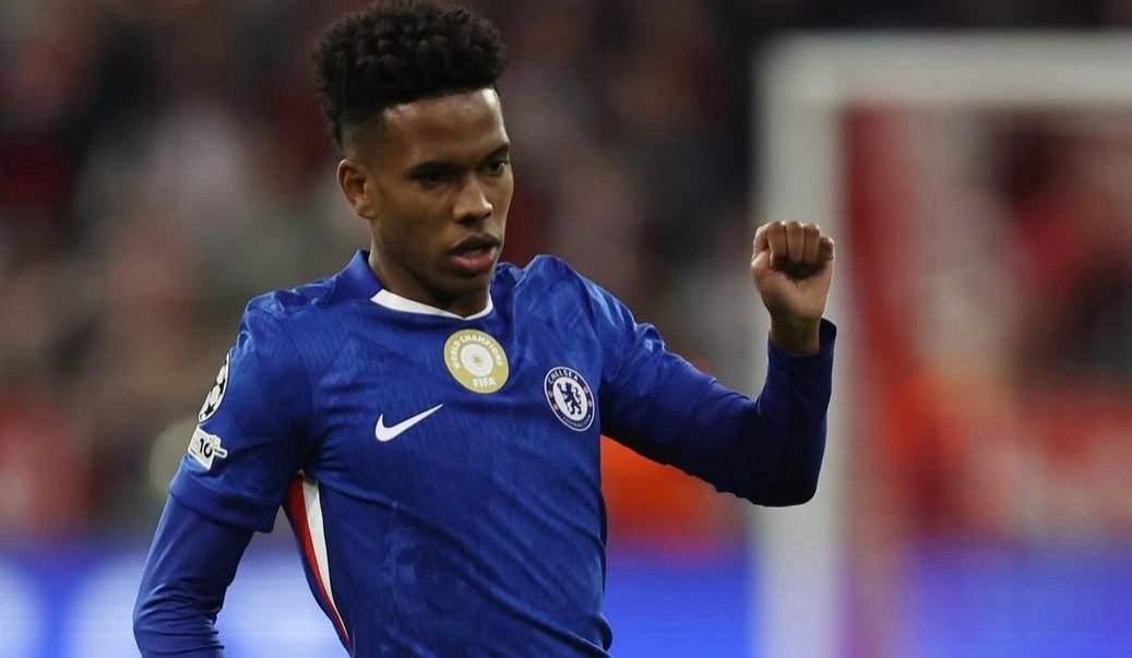 Estevão em partida do Chelsea (foto: Divulgação/Estevão)