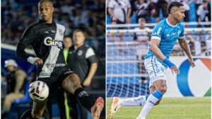 Jogadores da Ponte Preta e do Londrina  - Crédito: 