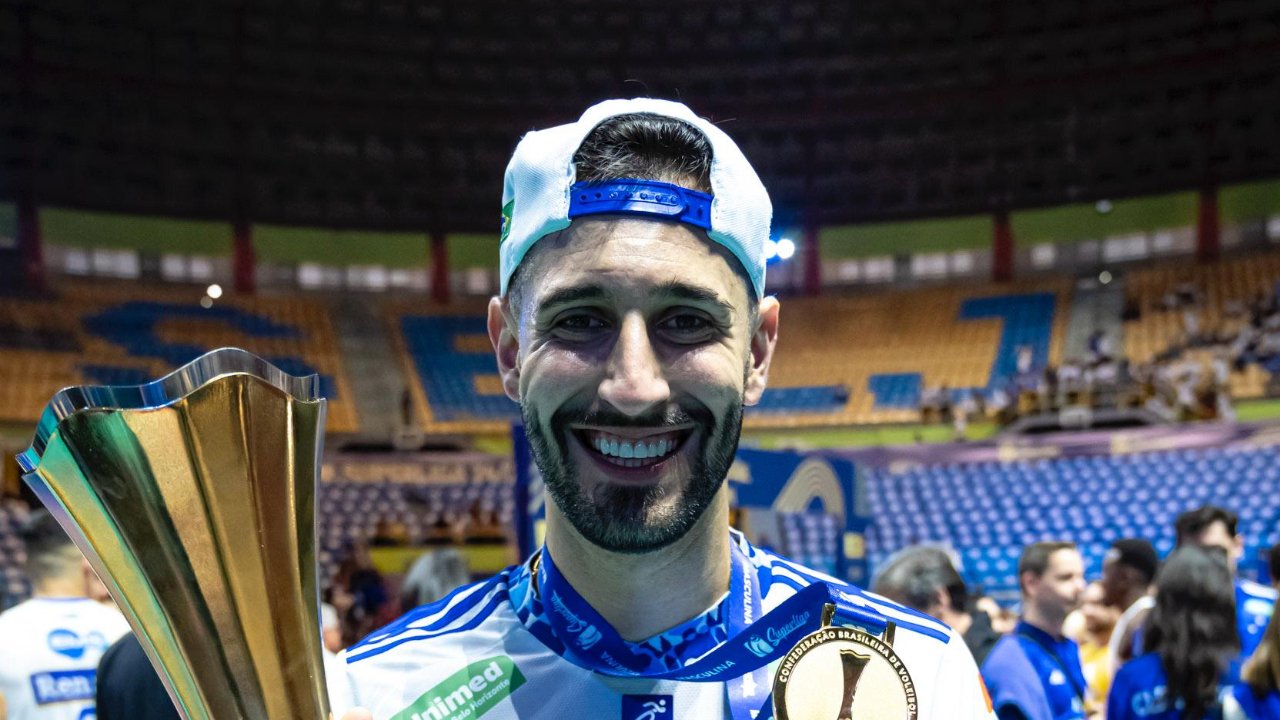 Alê, jogador de vôlei do Cruzeiro (foto: Divulgação/Cruzeiro Vôlei)