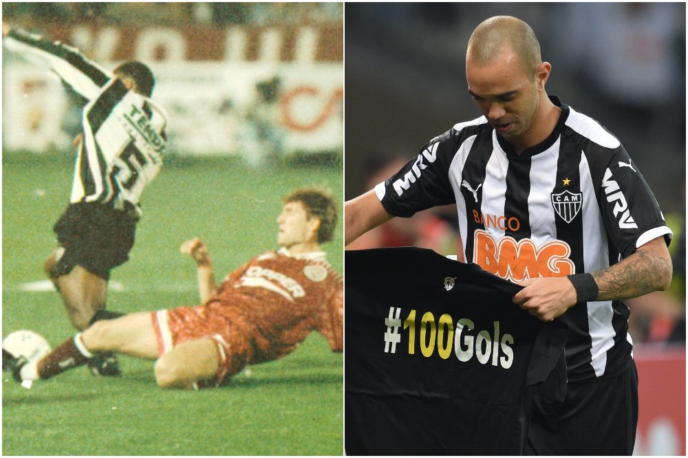 Atlético enfrentou o Lanús em 1997 e em 2014 (foto: Paulo Filgueiras/EM e Alexandre Guzanshe/EM/D.A Press)