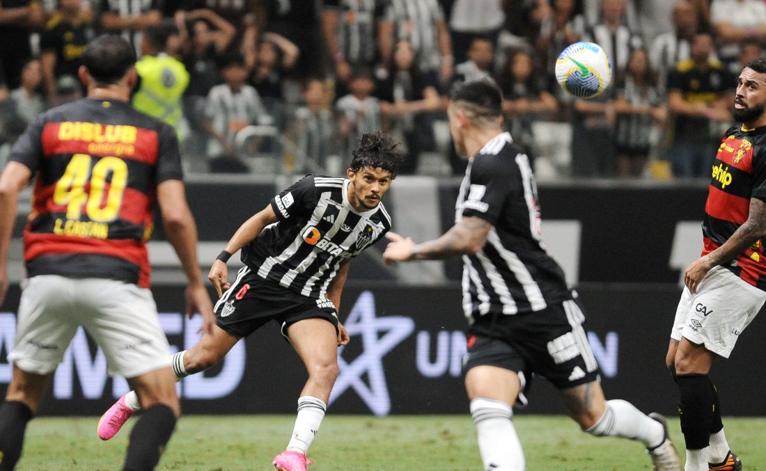 Atlético ostenta invencibilidade de quase 25 anos contra o Sport jogando como mandante (foto: Alexandre Guzanshe/EM/D.A. Press)