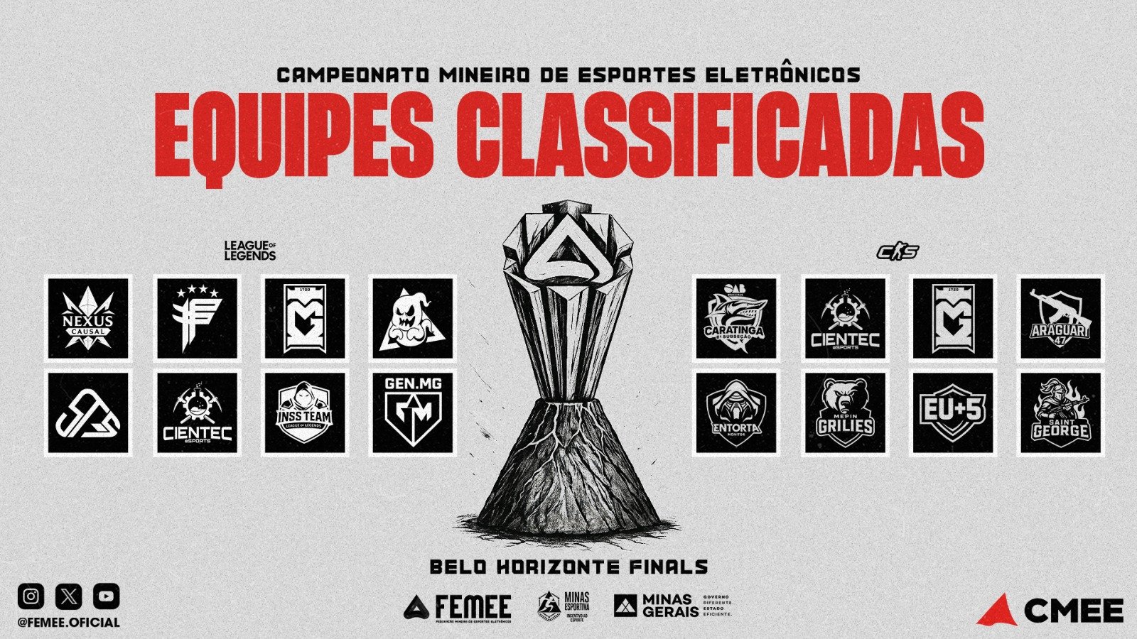Imagem de divulgação do Campeonato Mineiro de e-sports (foto: Divulgação)
