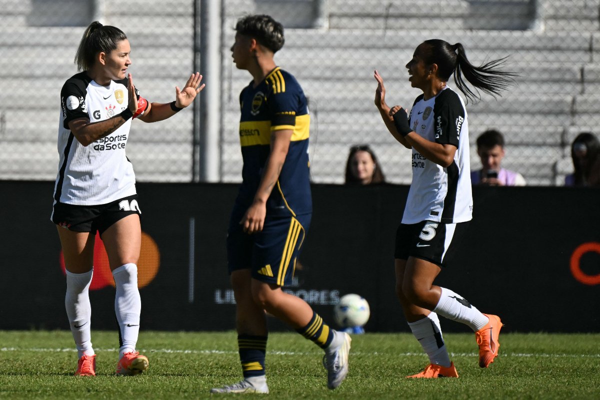 Corinthians venceu Boca Juniors, da Argentina, pela Copa Libertadores Feminina (foto: Luis Robayo/AFP)
