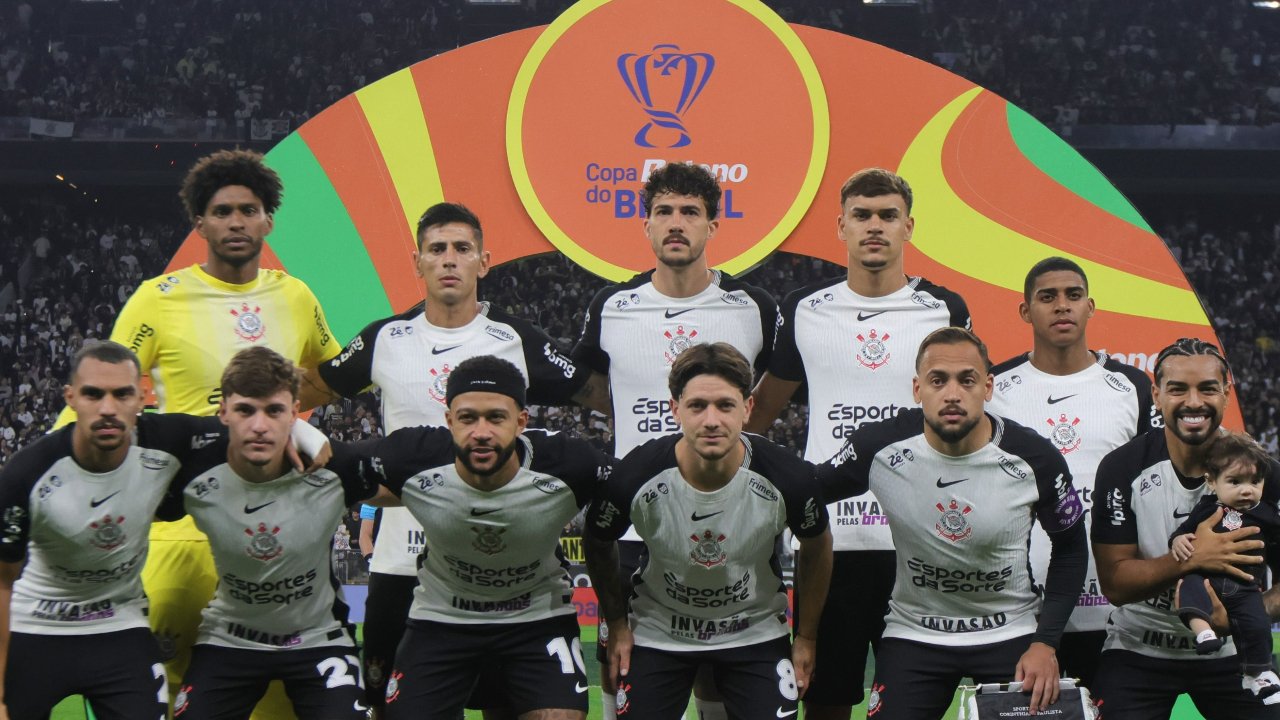 Equipe do Corinthians na Copa do Brasil (foto: José Manoel Idalgo/Corinthians)
