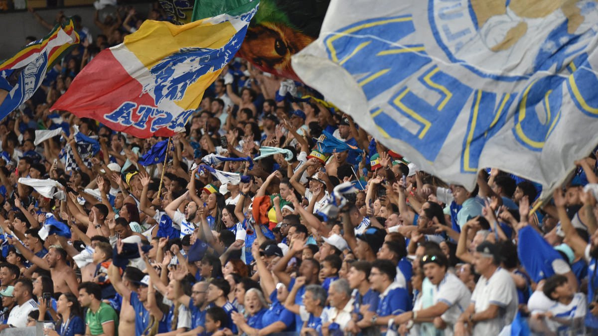 Torcida do Cruzeiro no Mineirão (foto: Ramon Lisboa/EM/D.A. Press)