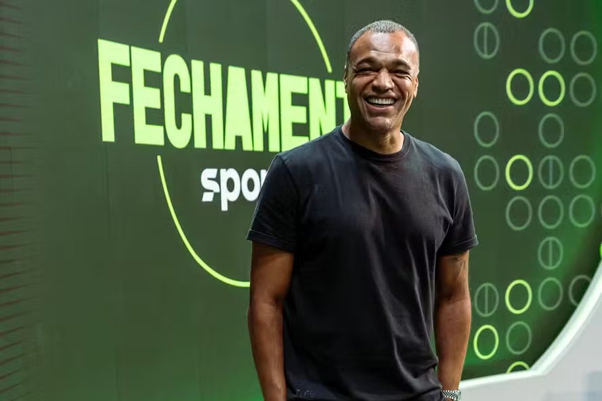 Denilson é comentarista do Grupo Globo desde março de 2025 (foto: Globo/Divulgação)