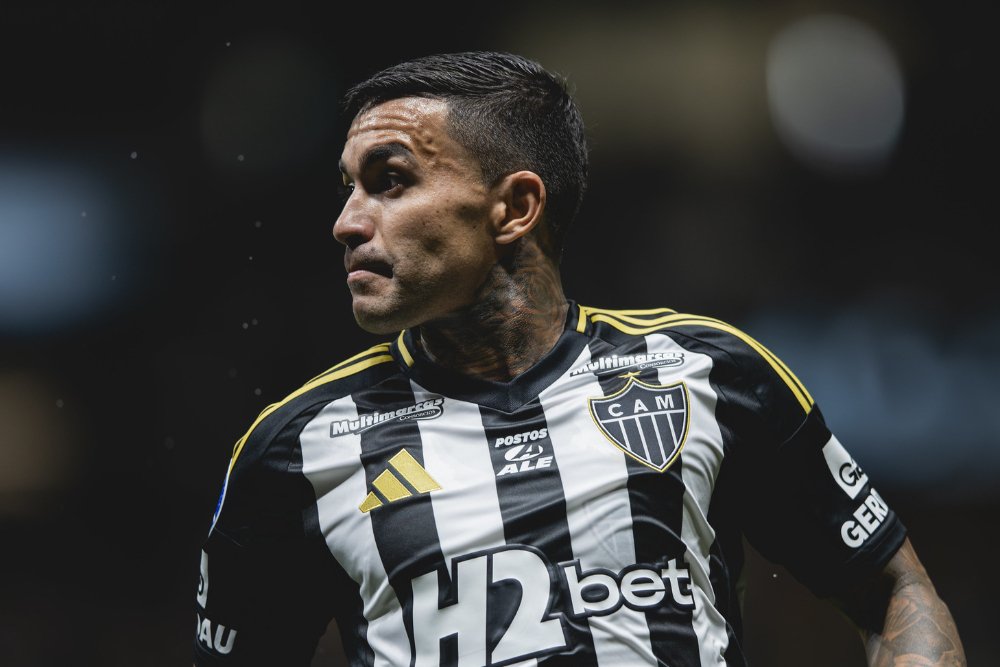 Dudu, atacante do Atlético - (foto: Pedro Souza/Atlético)