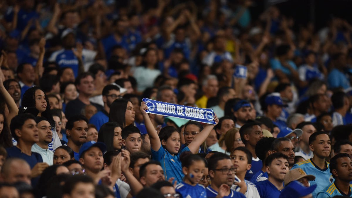 Torcida do Cruzeiro no Mineirão, em Belo Horizonte (foto: Ramon Lisboa/EM/D.A Press)