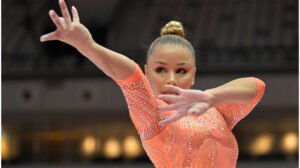 Ginasta brasileira Flávia Saraiva  - Crédito: 