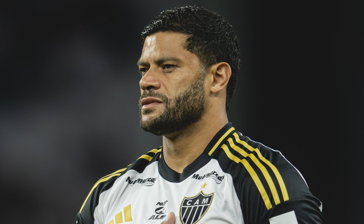Hulk, atacante do Atlético, antes de jogo contra o Corinthians (foto: Pedro Souza/Atlético)