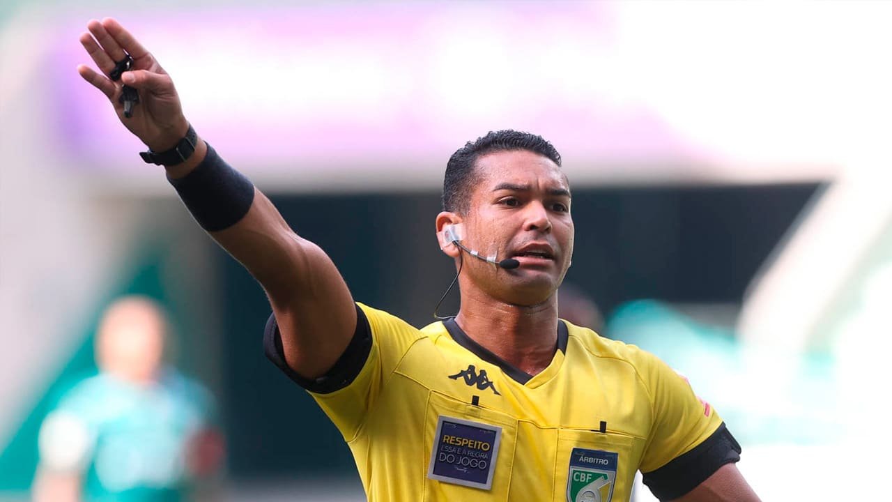 Jefferson Ferreira de Moraes, árbitro (foto: Cesar Greco/Palmeiras)