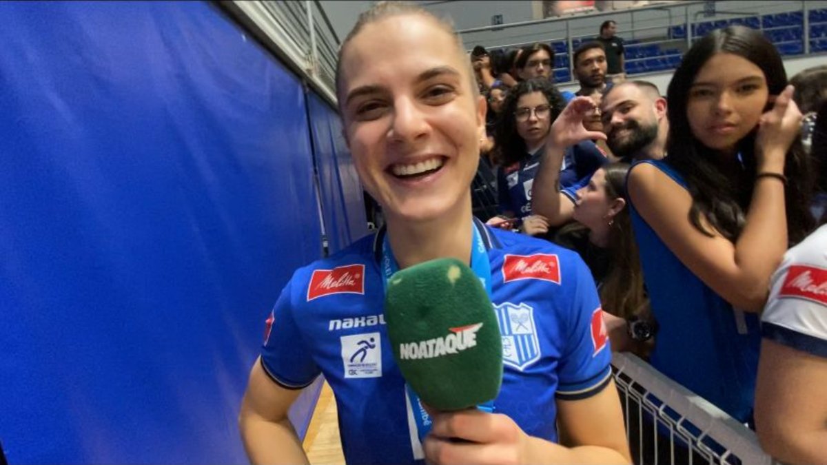 Julia Nowicka, levantadora do time feminino de vôlei do Minas, em entrevista exclusiva ao No Ataque (foto: Rafael Cyrne/No Ataque)