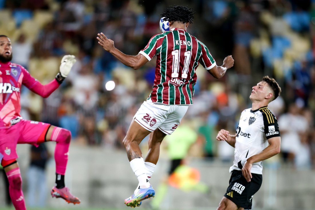 O lance do gol de Keno em Fluminense 3 x 0 Atlético, pelo Campeonato Brasileiro (foto: Marcelo Gonçalves/Fluminense)