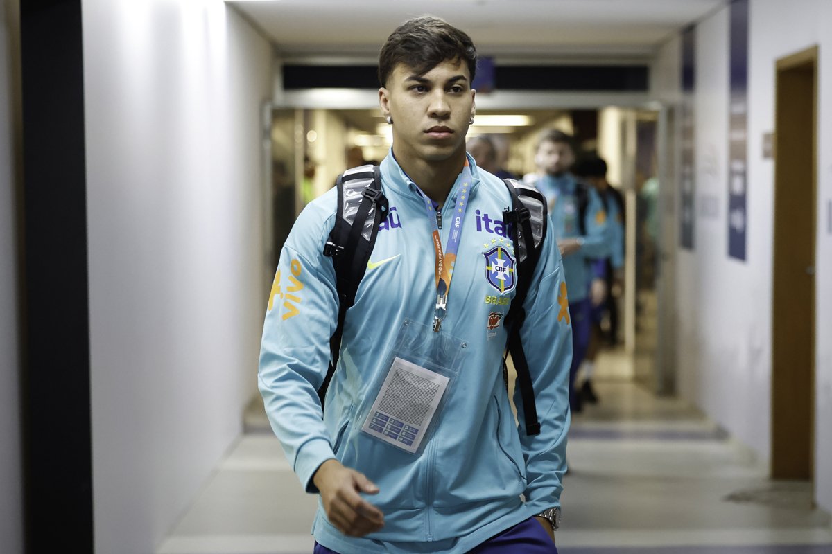 Kaio Jorge estreou pela Seleção Brasileira na vitória sobre o Chile (foto: Rafael Ribeiro/CBF)