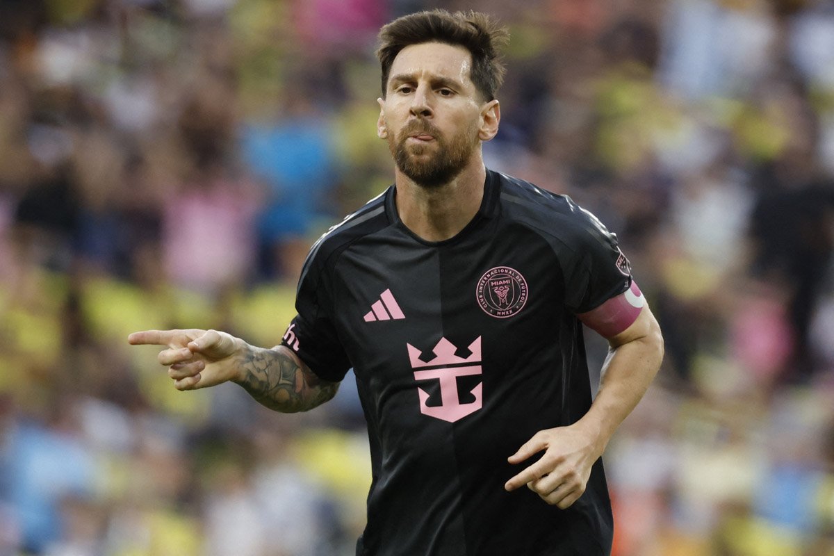 Lionel Messi, atacante do Inter Miami (foto: JOHNNIE IZQUIERDO/AFP)