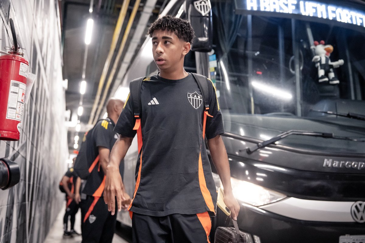 Mosquito, atacante da base do Atlético (foto: Rafael Leandro/Atlético)