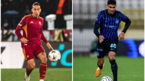 Atletas do Roma e do Internazionale  - Crédito: 