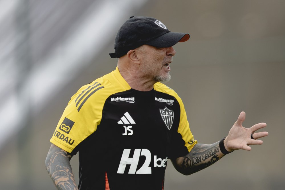 Sampaoli, técnico do Atlético (foto: Pedro Souza/Atlético)