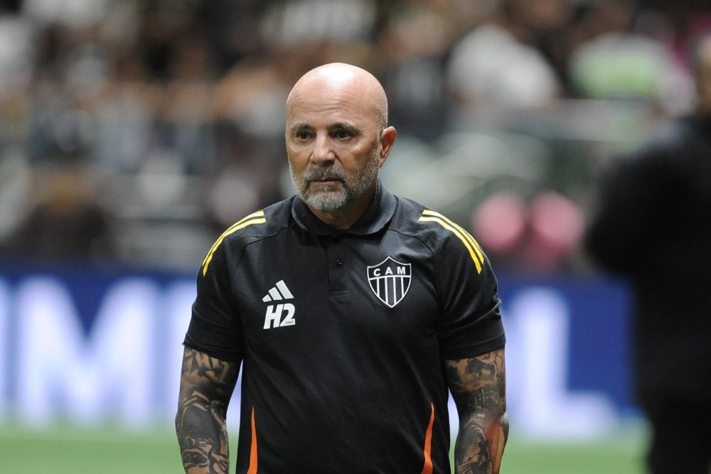 Sampaoli, técnico do Atlético (foto: Alexandre Guzanshe/EM/DA.Press)