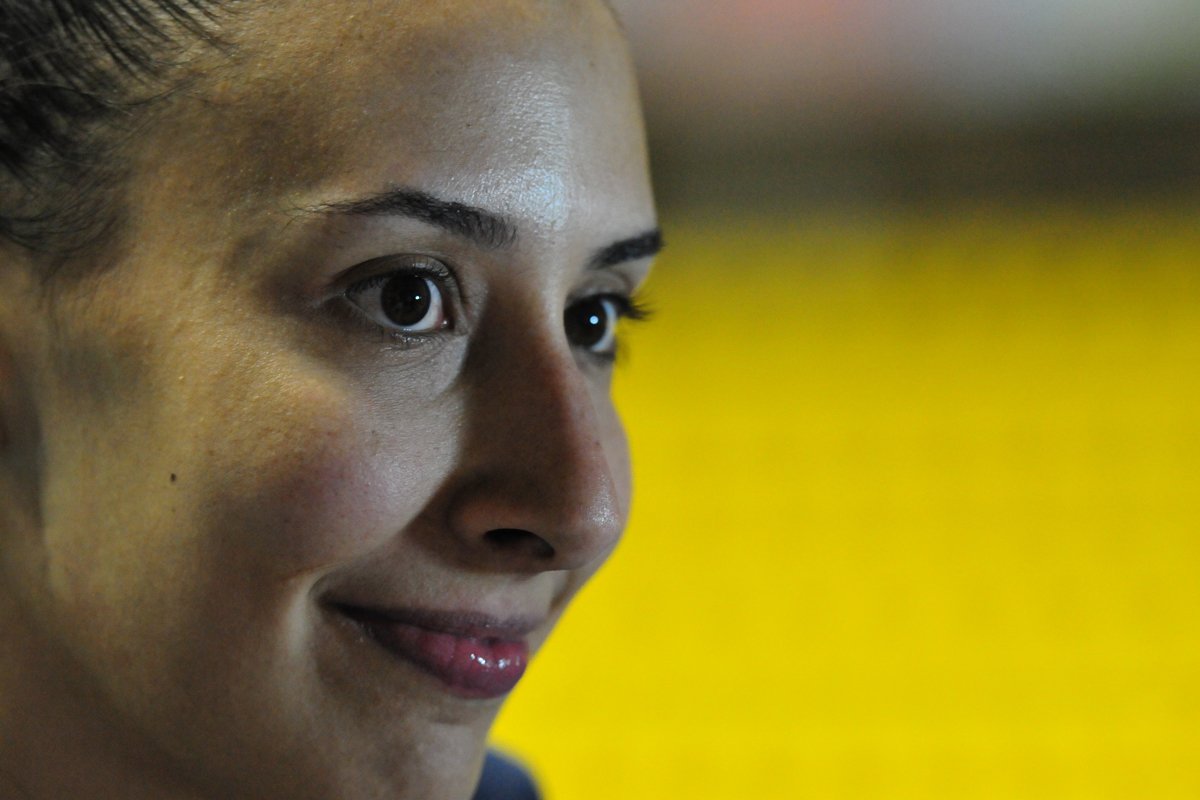 Sheilla foi bicampeã olímpica com a Seleção Brasileira Feminina de Vôlei (foto: Alexandre Guzanshe/EM/D.A Press)