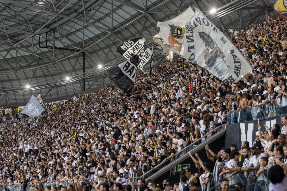 Torcida do Atlético na Arena MRV durante duelo contra o Sport (foto: Daniela Veiga/Atlético)