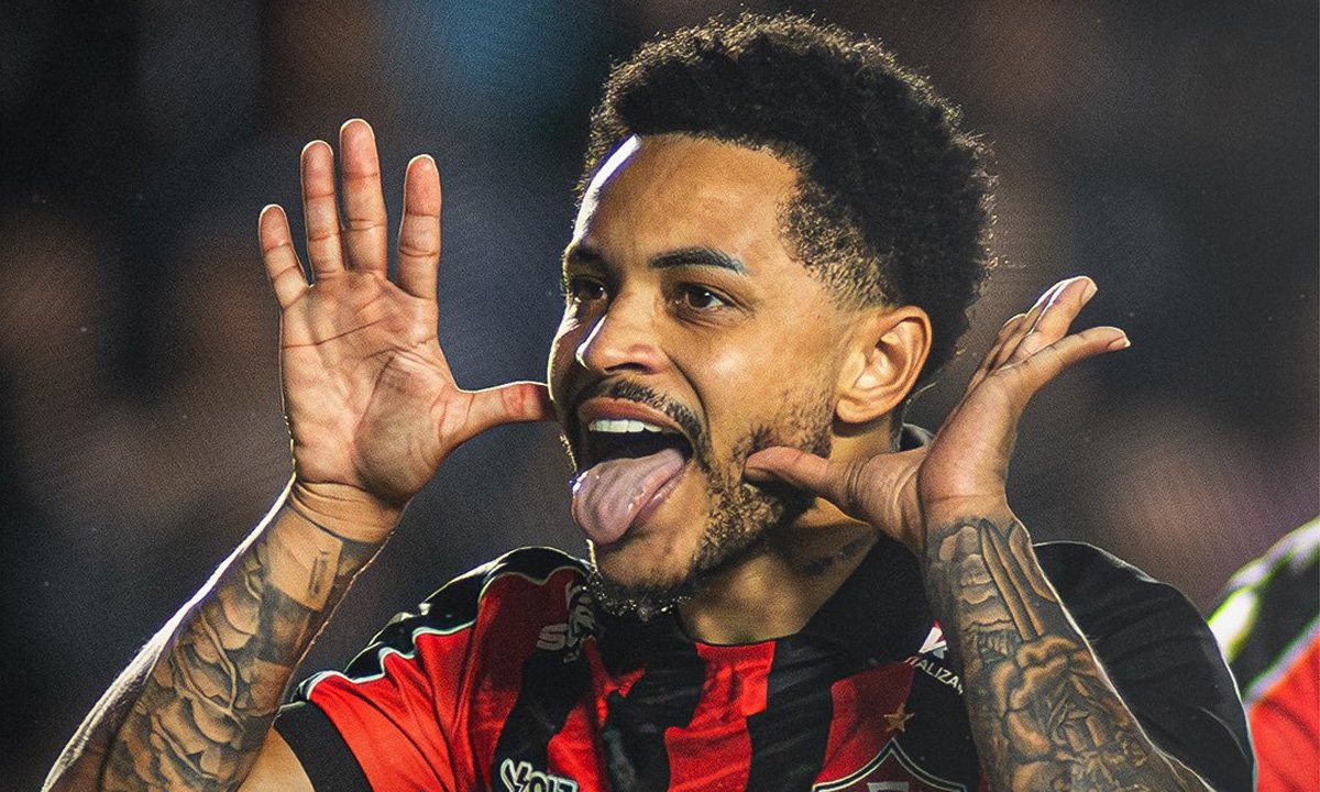 Matheuzinho marcou o único gol do Vitória (foto: Victor Ferreira | EC Vitória)