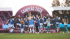 Cruzeiro se sagrou tetracampeão do Campeonato Mineiro Feminino em 2025 - Crédito: 