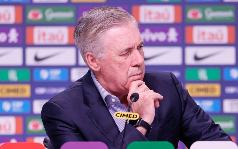 Carlo Ancelotti, técnico da Seleção Brasileira (foto: Rafael Ribeiro/CBF)