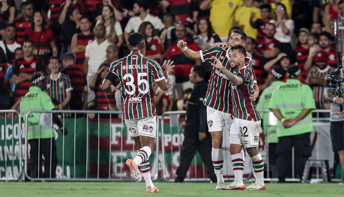 Fluminense venceu o Flamengo por 2 a 1 (foto: LUCAS MERÇON / FLUMINENSE F.C.)